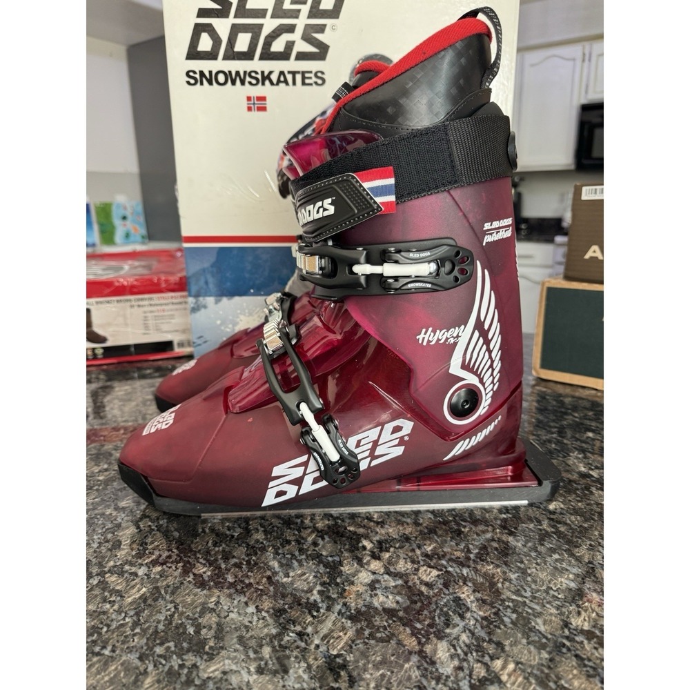 Men's Hygen Sled Dog Snow Skates Size 10 MP 28.0. NWB